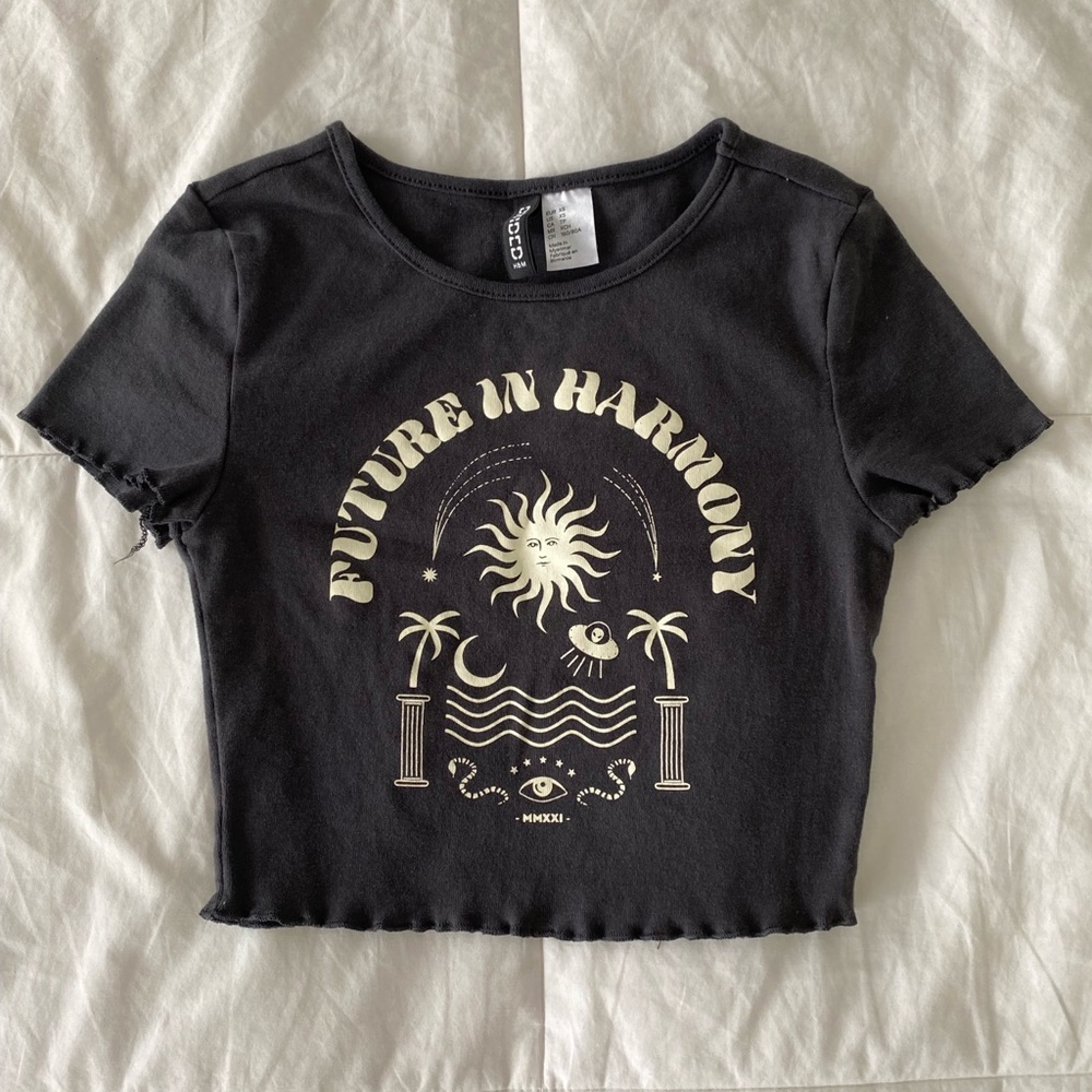 Black h&m top